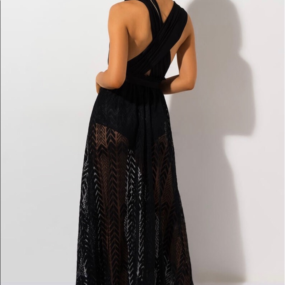 AKIRA UNIQUE LONG DRESS - Picture 2 of 7